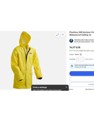 Giacca ultima XM sbagliato