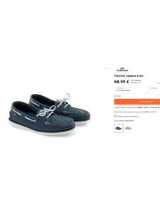 Zapato nautico sport navy mujer nobuck azul