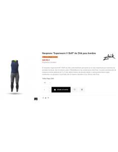 Neopreno Superwarm V Skiff de Zhik para hombre 2