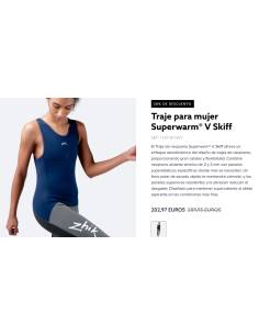 Neopreno Superwarm V Skiff de Zhik para MUJER 2