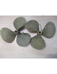Jeu d'hélices bronze 3 pales 19' axe 30 mm