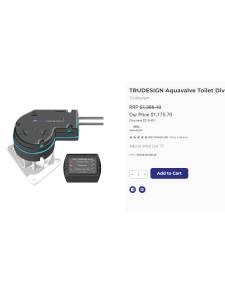 Trudesign Kit electrovalvula de inodoro  Aquavalve de 12 V/24 V