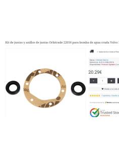 Orbitrade 22016 Gasket & Seal Ring Kit for Volvo Raw...