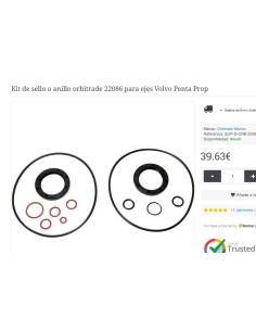 Orbitrade 22086 Seal or Ring Kit for Volvo Penta Prop Shafts