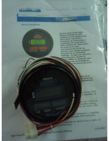 Dieselsystem floscan rpm/horas/lts/consumo outlet