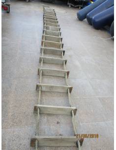 Scala pratica 13mts x 50cm legno/cavo