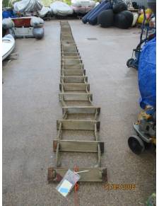 Practical ladder 13mts x 50cm wood/cable