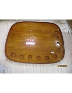 Table en bois sans pied 108x128 cm. 2