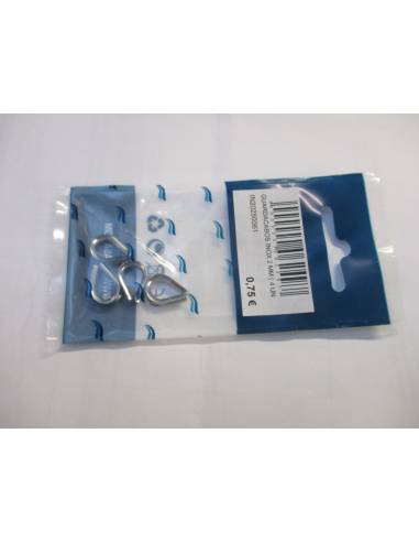Guardacabos inox 2 mm ( 10 und)