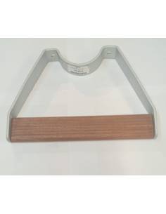 Reposapies asiento piloto aluminio para tubo 90mm y teka 2