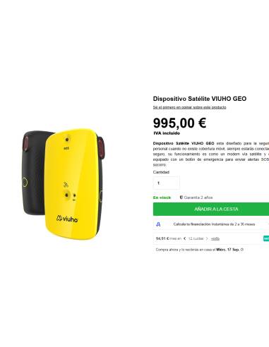 Sportnav Dispositivo Satélite VIUHO GEO