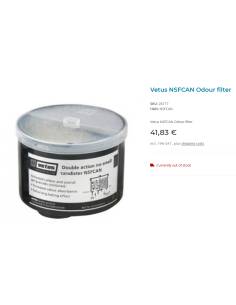 Vetus Filtro de olores Vetus NSFCAN 2