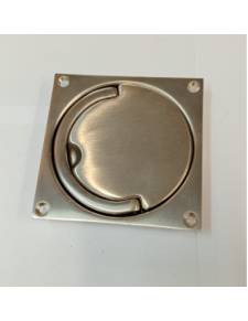 Tirador inox pulido 90x90mm