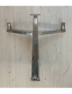 Soporte inox para luz navegacion y antenas abatible 2