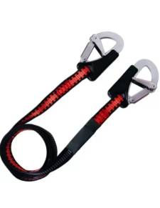Ocean Safety linea de seguridad 2 mosquetones con seguro Largo 1500mm