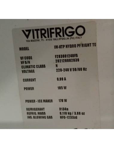 Vitrifrigo aismaker r134A