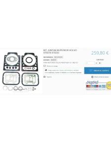 Pochette de joints supérieur pour VOLVO PENTA MD11C ET MD11D