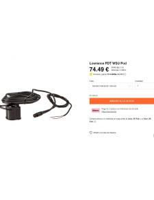 Trasduttore 106-52 lowrance pd-wsu