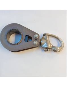 Wichard polea simple con mosqueton  para cabo de 8/10mm