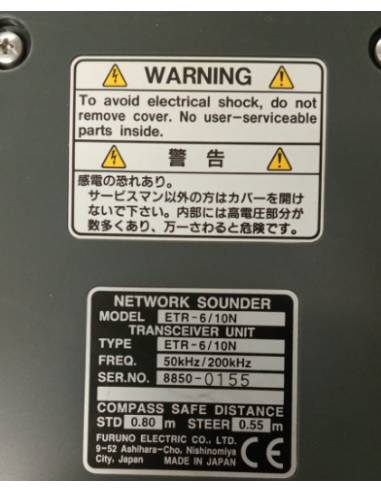 Furuno Network sounder ETR-6/10N Modulo sonda