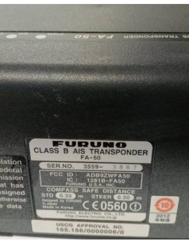 Furuno FA-50 AIS class B transpondedor