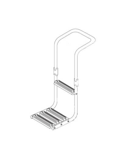 Plastimo Escalera de plataforma sumergible