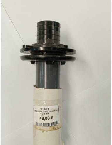 Tubo vaciado recto L 370mm  D 38mm wts37038