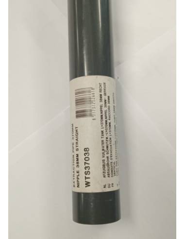 Tubo vaciado recto L 370mm  D 38mm wts37038