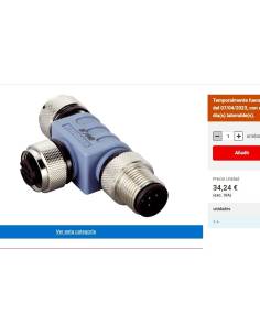 Connettore Sick T maschio a 5 vie serie DSC 2