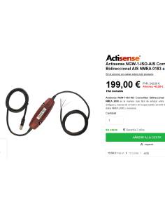 Actisense NGW-1-ISO-AIS Convertidor Bidireccional AIS... 2