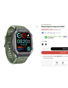 Reloj Inteligente Deportivo KR06