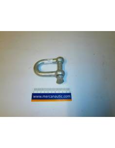 Grillete 16mm recto galvanizado