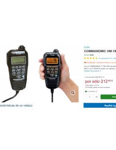 Icom HM-195B/SW segunda estacion para M423 2