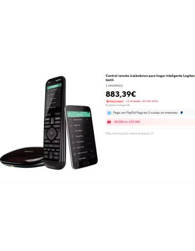 Logitech Harmony Elite Control remoto...