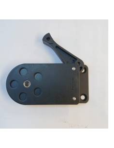 Polea de reenvio con mordaza para cabo de 12mm