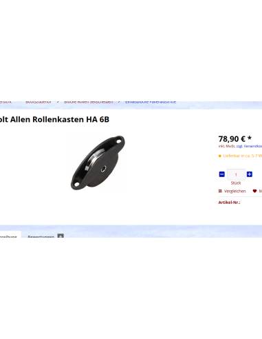 Holt polea empotrar  HA 6B