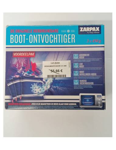 Boot Ontvochtiger Deshumidificador 3x450 grs