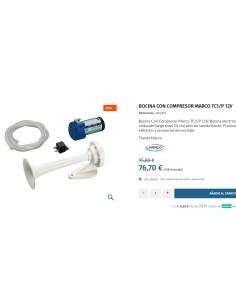 Marco Bocina Con Compresor  TC1/P 12V. Bocina... 2