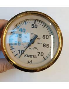 Reloj Corredera 12V  70 Knots   marco dorado