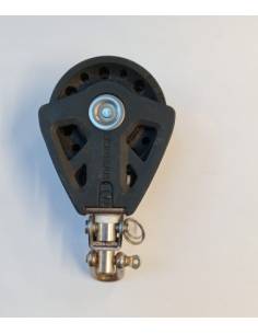 Lewmar Polea synchro T/50  doble negra arraigo horquilla 2