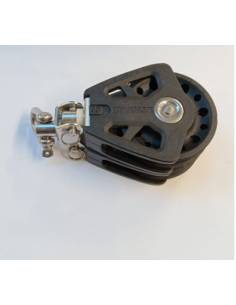 Lewmar Polea synchro T/72 doble negra arraigo horquilla