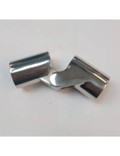 Unión tubo acero inoxidable SS316 S/pasador 22,4mm