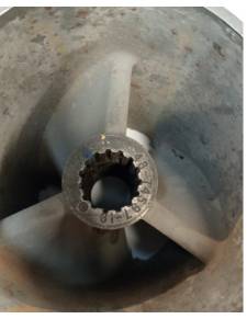 Propeller 22p d751 r inox outboard (high speed)