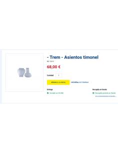 Trem - Asientos timonel colchoneta 2