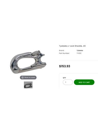 Tylaska Mosquetones J-Lock J12