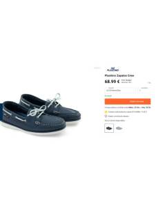 Zapato nautico  Crew navy talla 40 2