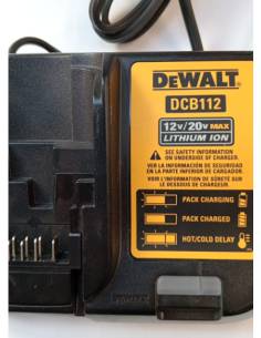 Dewalt Cargador bateria 18V DCB112 original carril XR 2
