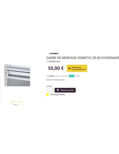 Dometic Marco de montaje Dometic CR-50 9105306405