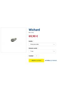 Wichard polea simple para cable 7mm