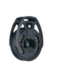 Harken Bloque de bucle mágico negro de aluminio de 75 mm,...